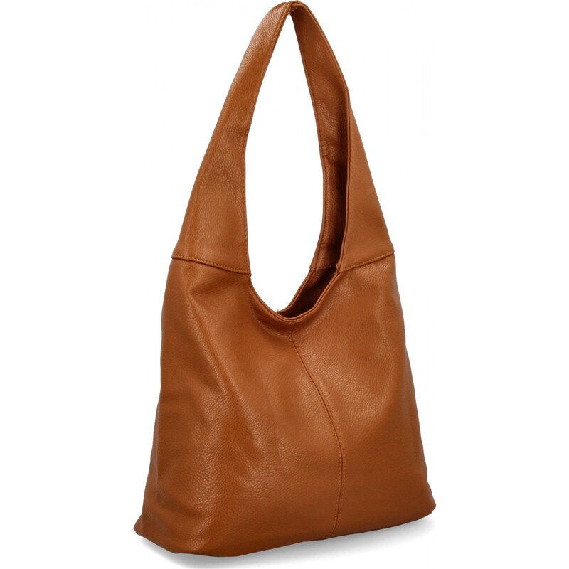 Uniwersalne Torebki Damskie Shopper Bag firmy Hernan HB0141 Jasno Ruda