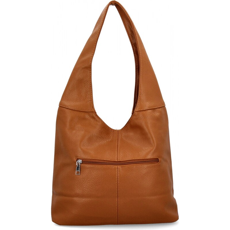 Uniwersalne Torebki Damskie Shopper Bag firmy Hernan HB0141 Jasno Ruda