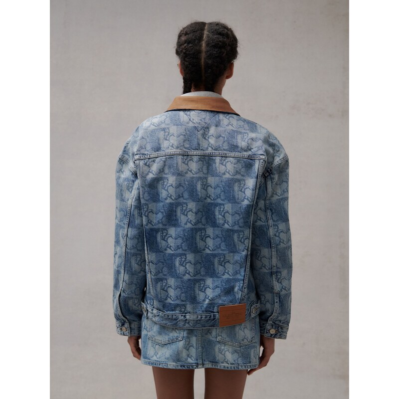 Tommy Jeans Kurtka przejściowa niebieski denim