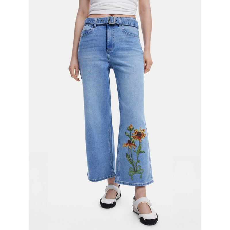 Desigual Jeansy Ohio 25SWDD14 Niebieski Straight Fit