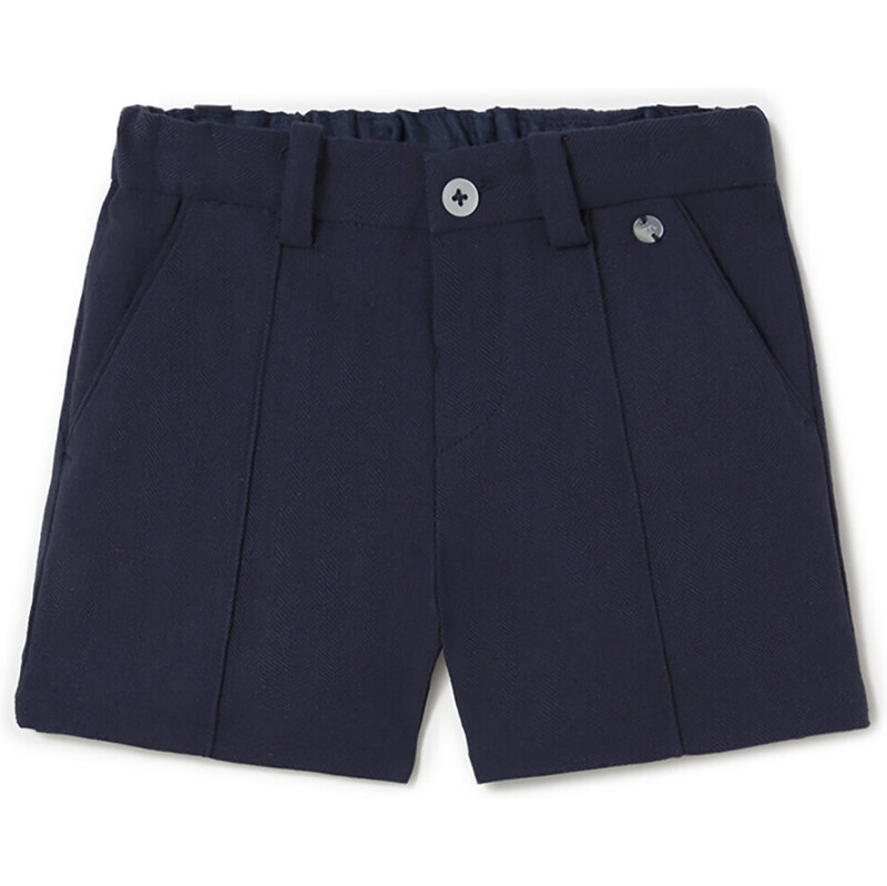 Mayoral Szorty materiałowe 1240 Granatowy Regular Fit