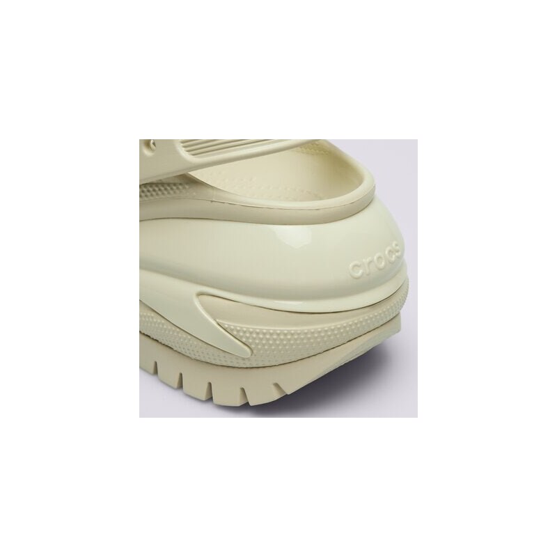 Crocs Classic Mega Crush Clog Damskie Buty Sandały 2079882Y2 Beżowy