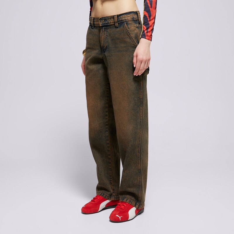 Dickies Spodnie Stevensville Carpenter W Damskie Odzież Spodnie DK0A863SK591 Niebieski