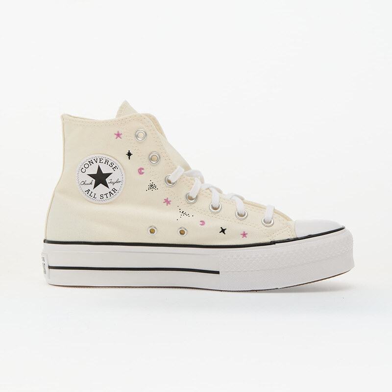 Converse Chuck Taylor All Star Lift Platform Celestial Egret/ Black/ Cactus Bud