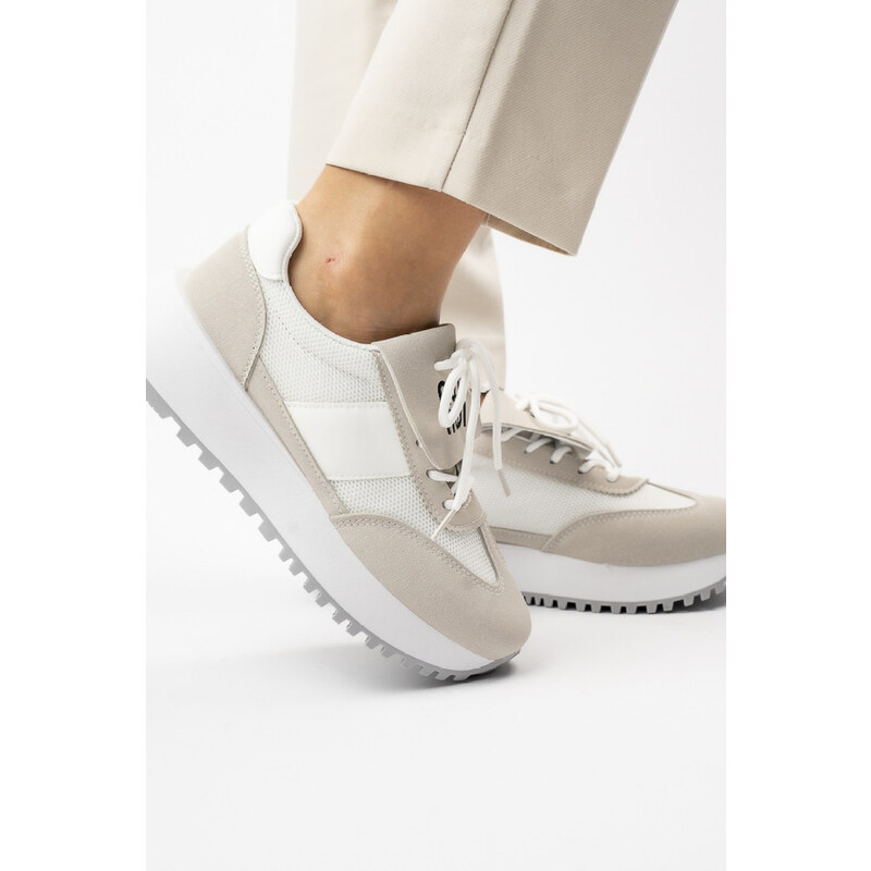 Kupbuty Damskie Sneakersy FLOW WHITE