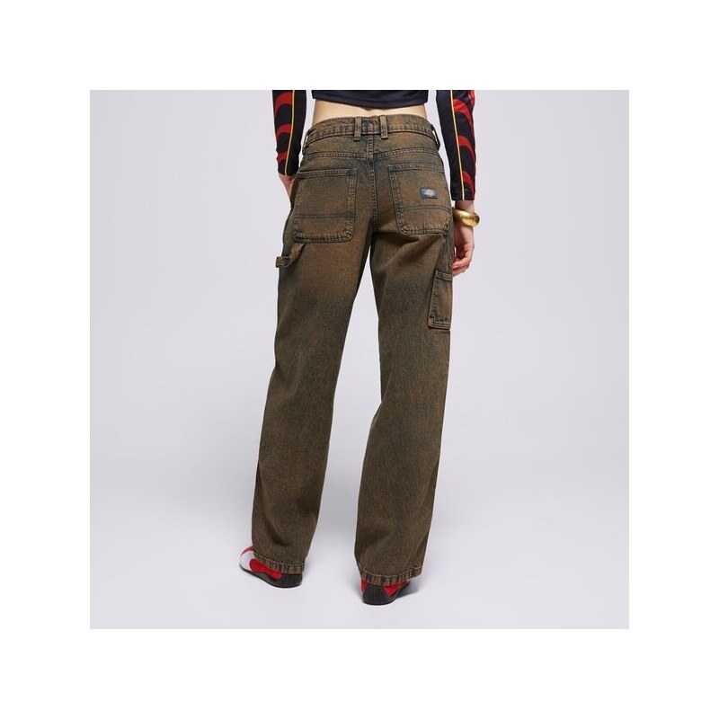 Dickies Spodnie Stevensville Carpenter W Damskie Odzież Spodnie DK0A863SK591 Niebieski