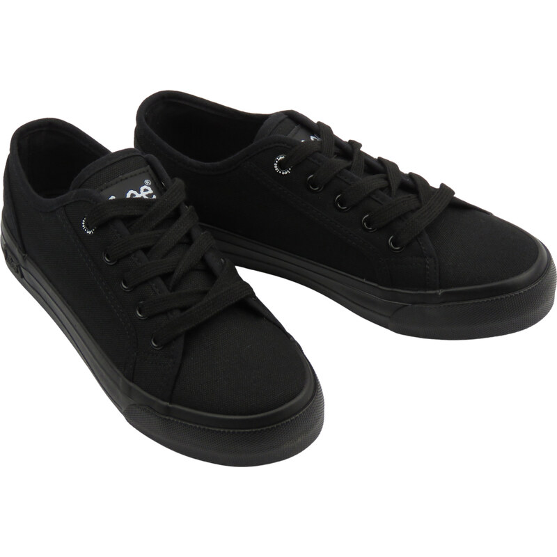 Trampki, tenisówki damskie czarne Lee 50251009.11A