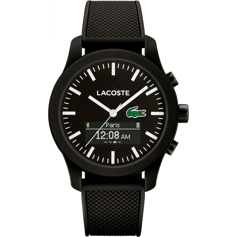 Zegarek LACOSTE 2010881. Słoneczny, Kolor czarny. Mężczyzna. - GLAMI.pl