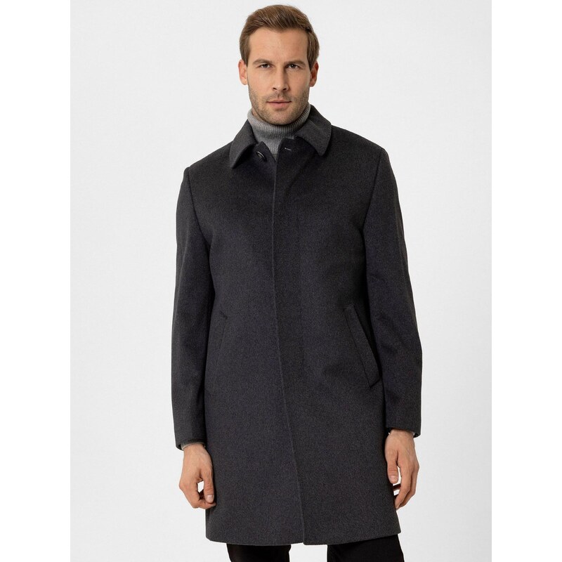 Moxx Paris Płaszcz przejściowy antracytowy