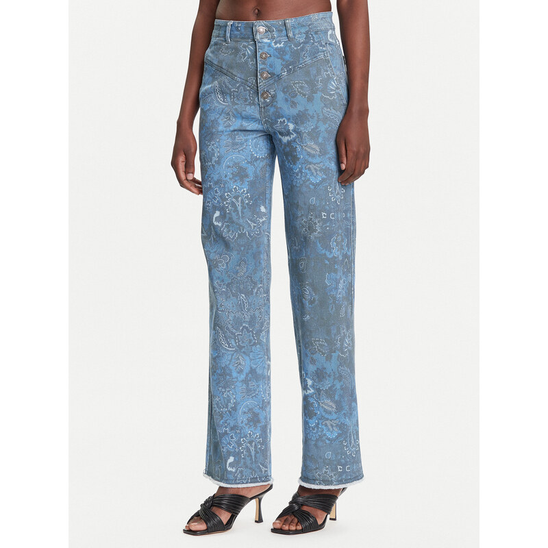 Desigual Jeansy Pasley 25WWPW01 Niebieski Straight Fit