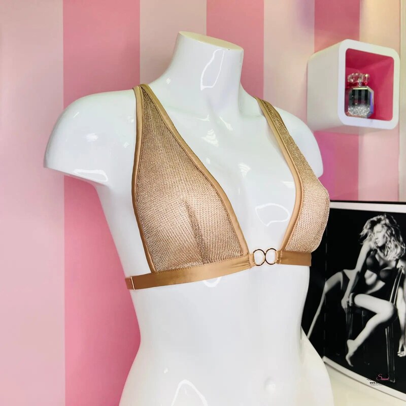 Victoria's Secret Braletka w kształcie trójkąta kolczastego bez podszewki
