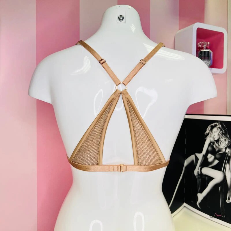 Victoria's Secret Braletka w kształcie trójkąta kolczastego bez podszewki
