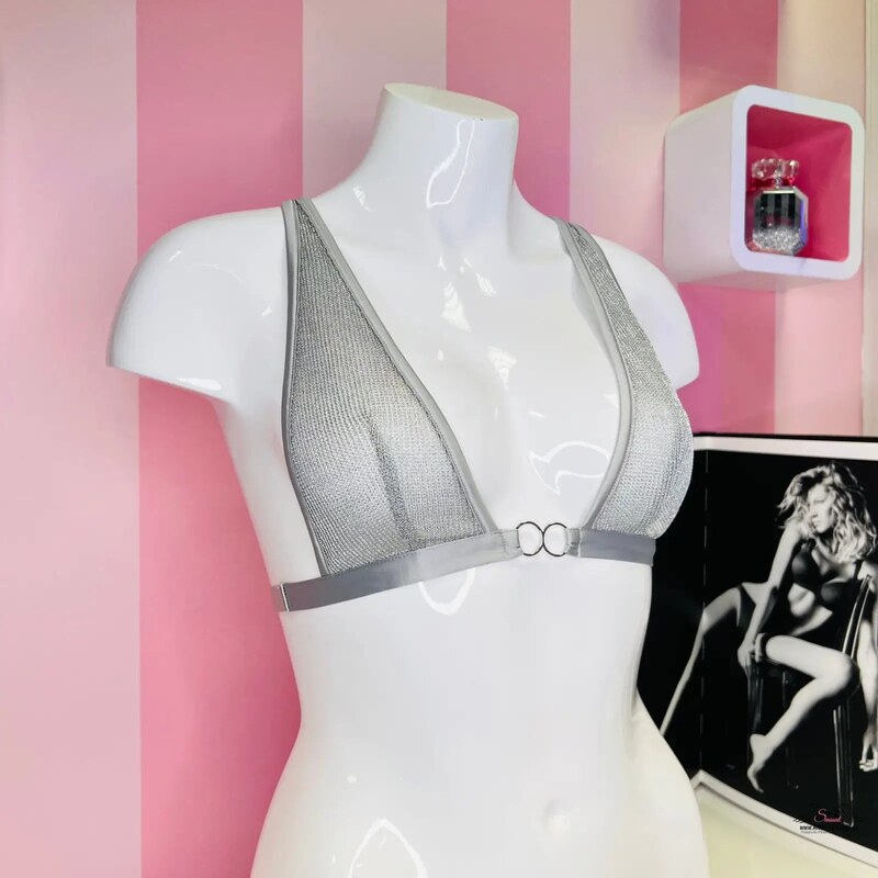 Victoria's Secret Braletka w kształcie trójkąta kolczastego bez podszewki