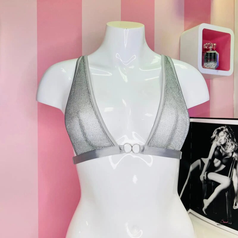 Victoria's Secret Braletka w kształcie trójkąta kolczastego bez podszewki