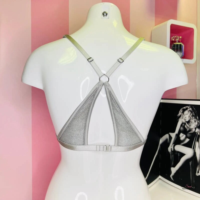 Victoria's Secret Braletka w kształcie trójkąta kolczastego bez podszewki