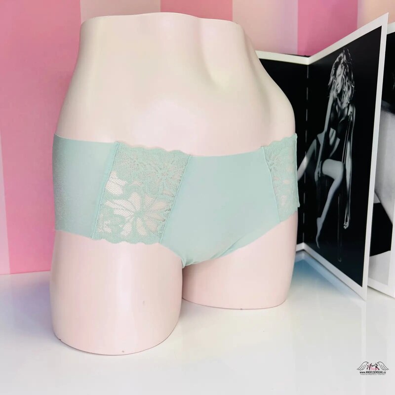 PINK Elegancja - Niezawodne majtki bezszwowe z koronką zapewniające niewidzialny komfort
