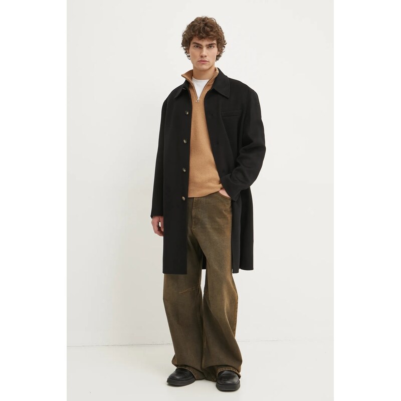 Nanushka płaszcz wełniany JANNO