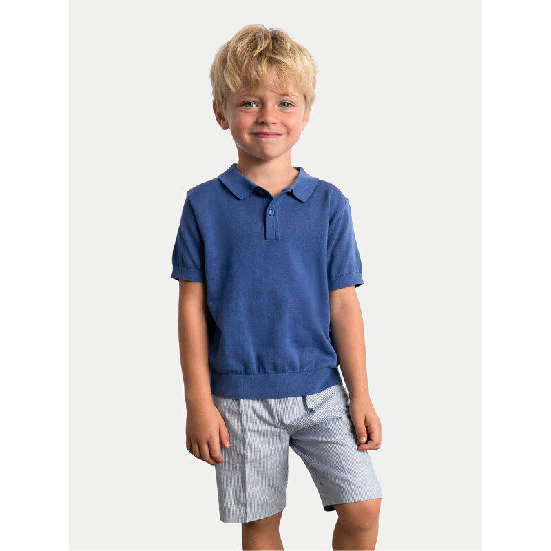 Mayoral Szorty materiałowe 3201 Niebieski Regular Fit