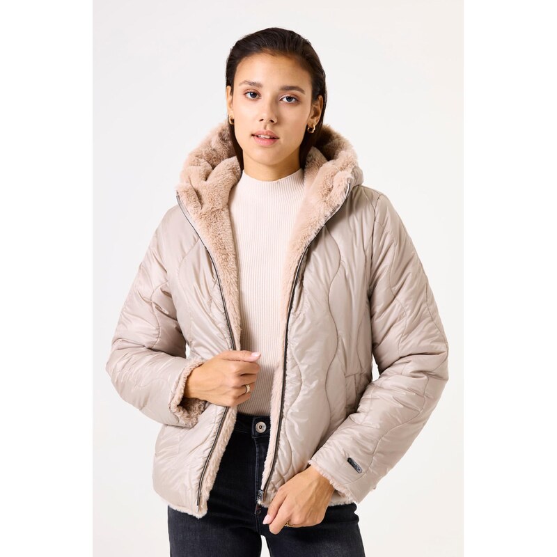 GARCIA Kurtka zimowa beżowy