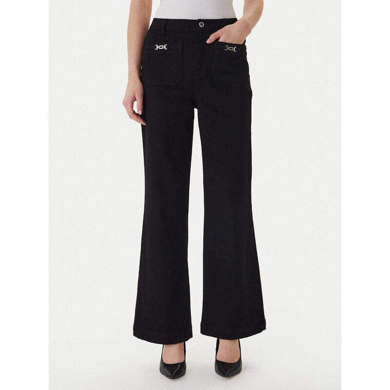 Morgan Jeansy 261-PSOFT1 Czarny Wide Leg