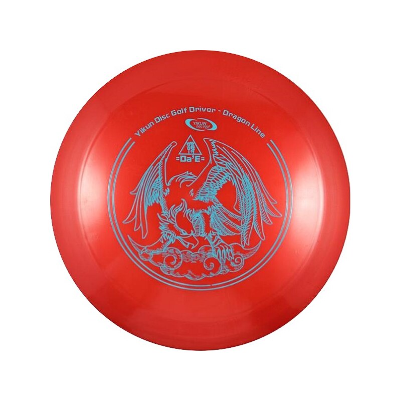 YIKUNSPORTS Frisbee Discgolf View Driver Dragon Line red