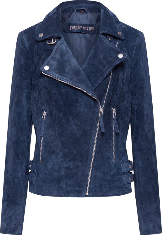 FREAKY NATION Kurtka przejściowa 'Taxi Driver' niebieski