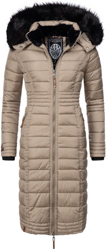 NAVAHOO Płaszcz zimowy 'Umay' ciemnoszary