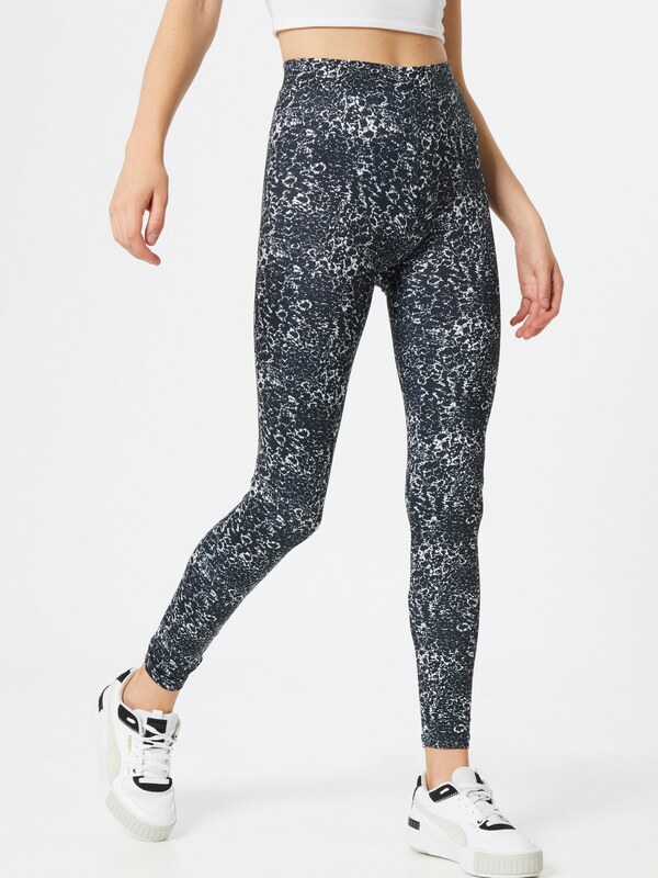 Urban Classics Legginsy czarny / biały