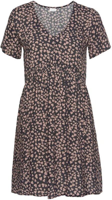 LASCANA Letnia sukienka beżowy / czarny