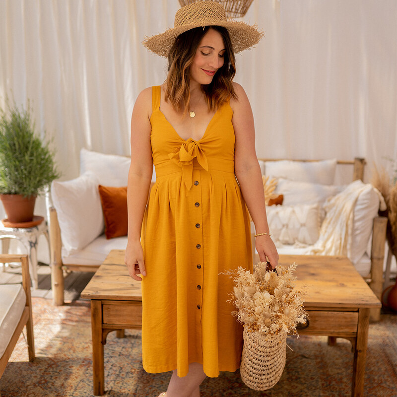 Céleste Sukienki długie CAMOMILLE