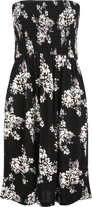 LASCANA Letnia sukienka 'Jasmine' beżowy / szary / czarny / biały