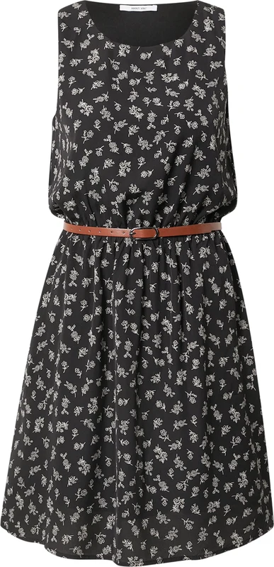 ABOUT YOU Sukienka 'Ragna' czarny / biały