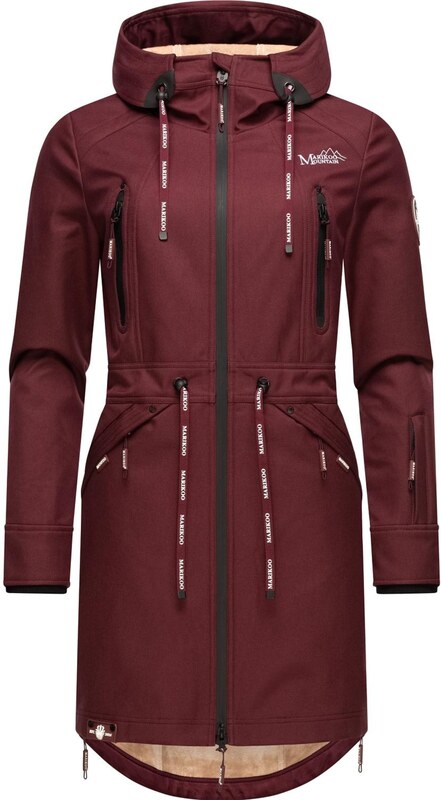 MARIKOO Parka przejściowa bordowy