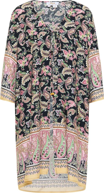 usha FESTIVAL Kimono niebieski / żółty / zielony / pomarańczowy / różowy pudrowy / czarny