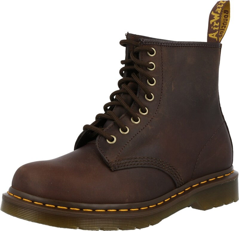 Dr. Martens Kozaki sznurowane '1460 Crazy Horse' czekoladowy