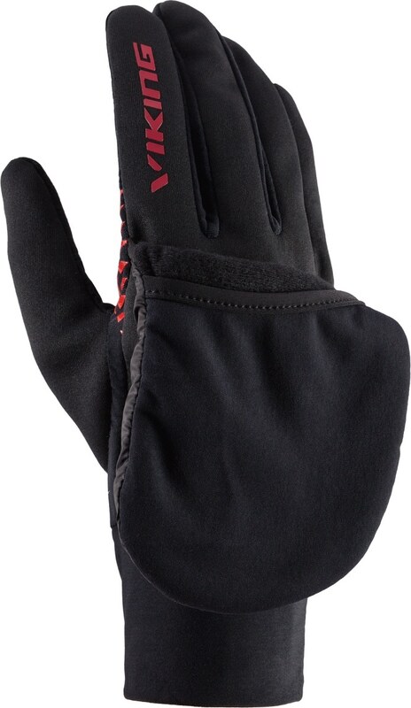Unisex wielofunkcyjna rękawica Viking ATLAS czarno/czerwona