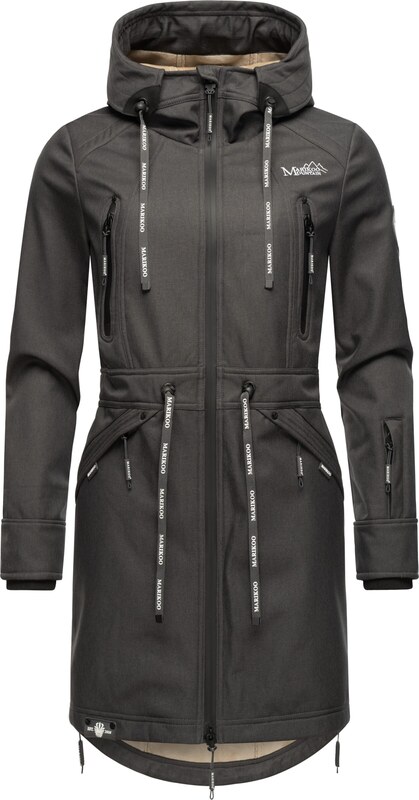 MARIKOO Parka przejściowa błotnisty