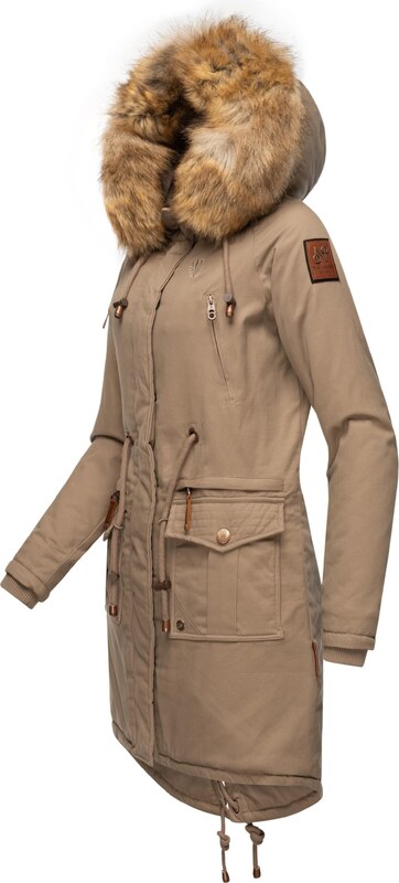 NAVAHOO Parka zimowa 'Rosinchen' jasnobrązowy