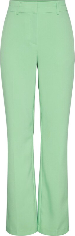 YAS Spodnie w kant 'BLURIS' limonka