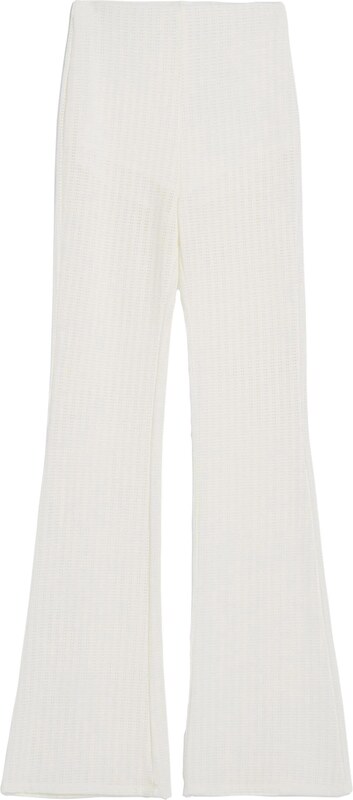 Bershka Spodnie ecru