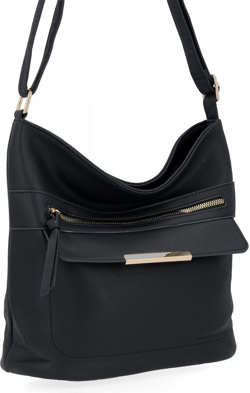 Uniwersalna Torebka Damska Listonoszka firmy Herisson 1052L2092 Czarna