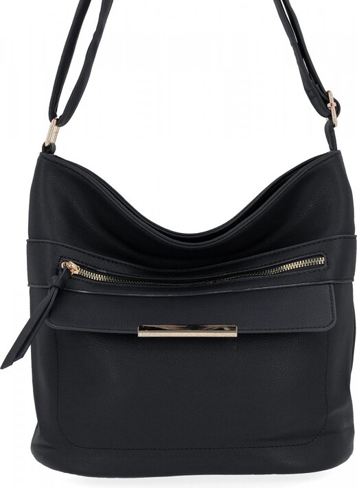 Uniwersalna Torebka Damska Listonoszka firmy Herisson 1052L2092 Czarna