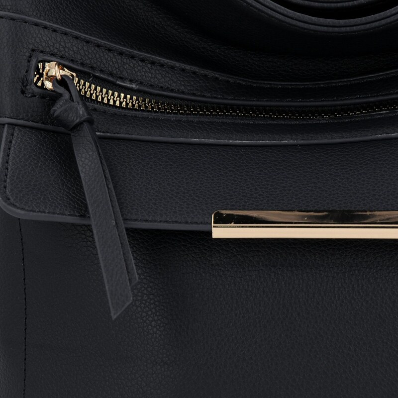 Uniwersalna Torebka Damska Listonoszka firmy Herisson 1052L2092 Czarna