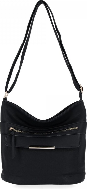 Uniwersalna Torebka Damska Listonoszka firmy Herisson 1052L2092 Czarna