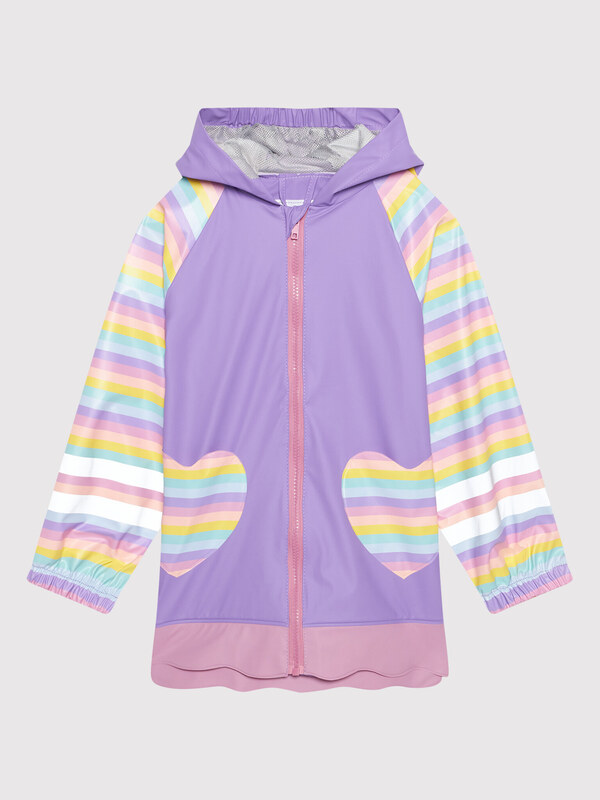 Playshoes Kurtka przeciwdeszczowa 408406 M Fioletowy Regular Fit