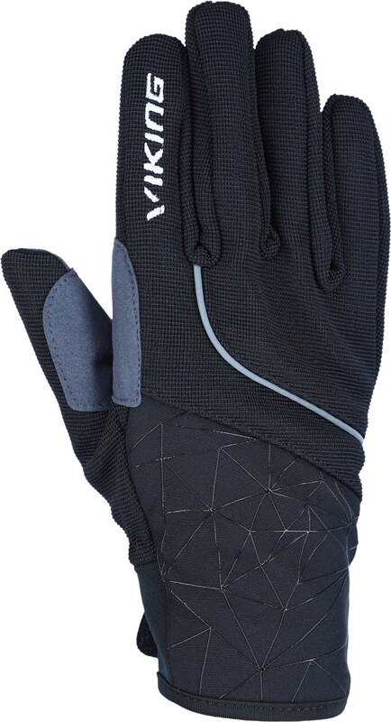 Rękawiczki do biegów przełajowych unisex Viking KIRKEN czarne