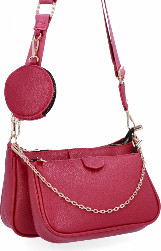 Torebki Listonoszki 2w1 firmy Herisson 1652H2023-73 Fuksjowa