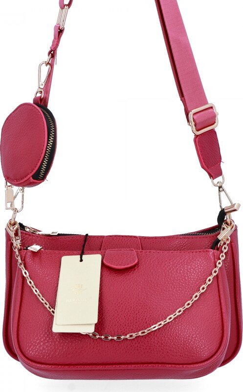 Torebki Listonoszki 2w1 firmy Herisson 1652H2023-73 Fuksjowa