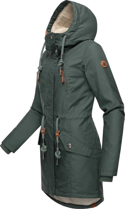Ragwear Parka zimowa 'Elsie' zielony
