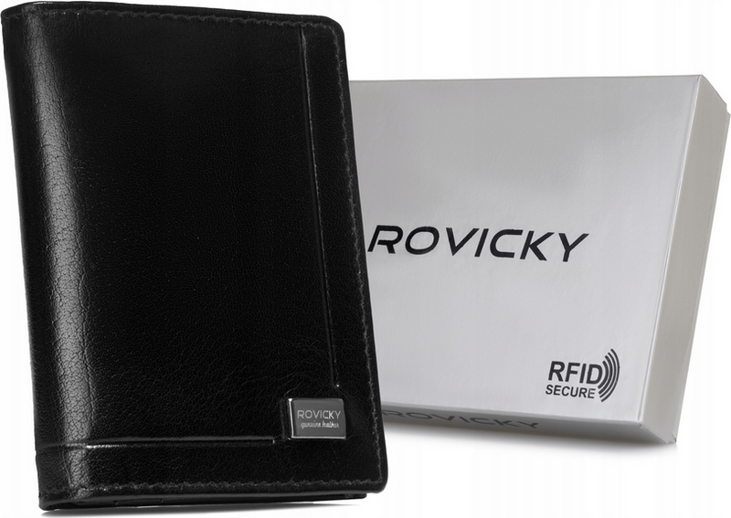 Pojemne skórzane Etui na karty i dokumenty Rovicky